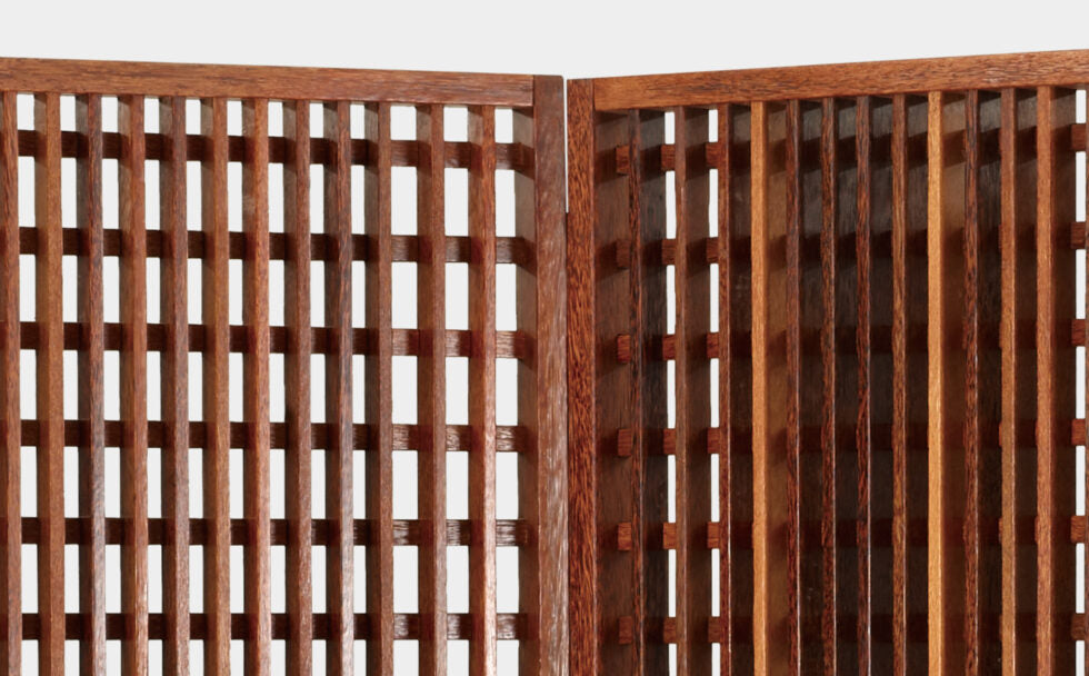Palmwood Folding Screen