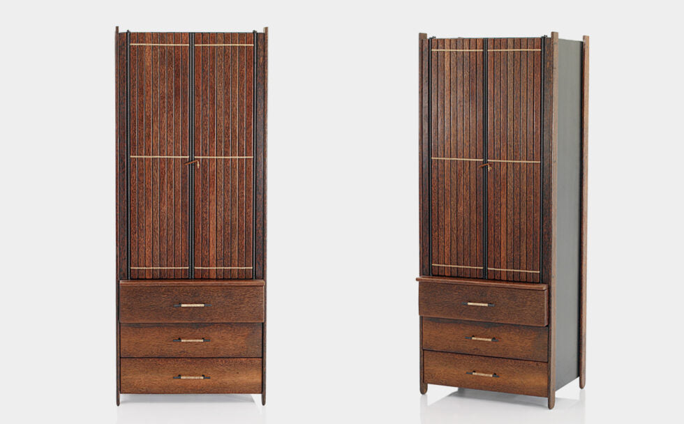 Two Door, Three Drawer Unit