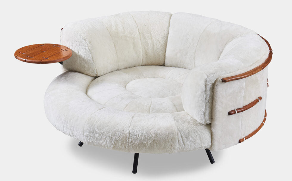 Eclipse Swivel Armchair with Footrest