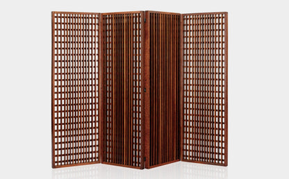 Palmwood Folding Screen
