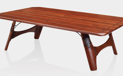 Navajo Rectangular Coffee Table by Pacific Green — view 4