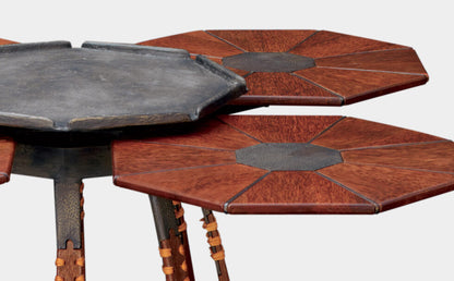 Verite Clover Leaf Tea Table by Pacific Green — view 3