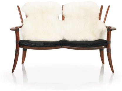 Mendi 3-Seater Sofa by Pacific Green — palmwood and A-grade leather (2-seater shown)