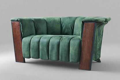 Dreamtime Armchair by Pacific Green — steel frame and A-grade leather