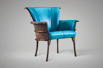 Navajo Chair by Pacific Green — palmwood and A-grade leather
